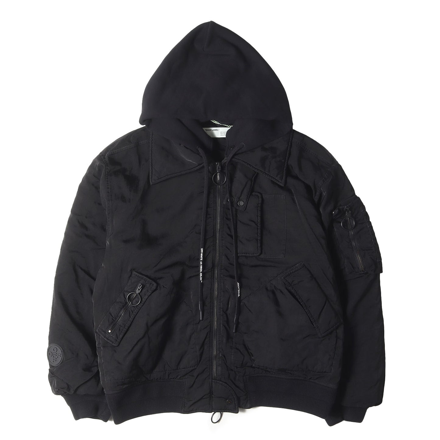 ビーズアロー フード付き ナイロン ボンバージャケット(ARROW GARMENT DYED BOMBER)