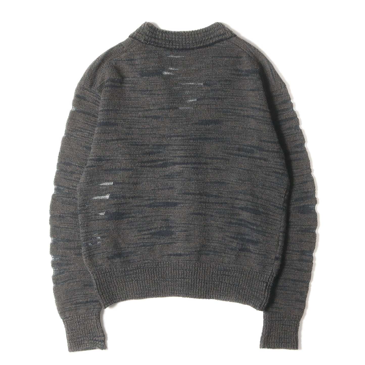 スラブ ウールニット カーディガン