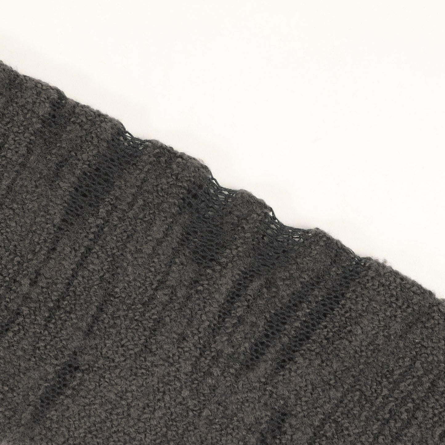 スラブ ウールニット カーディガン