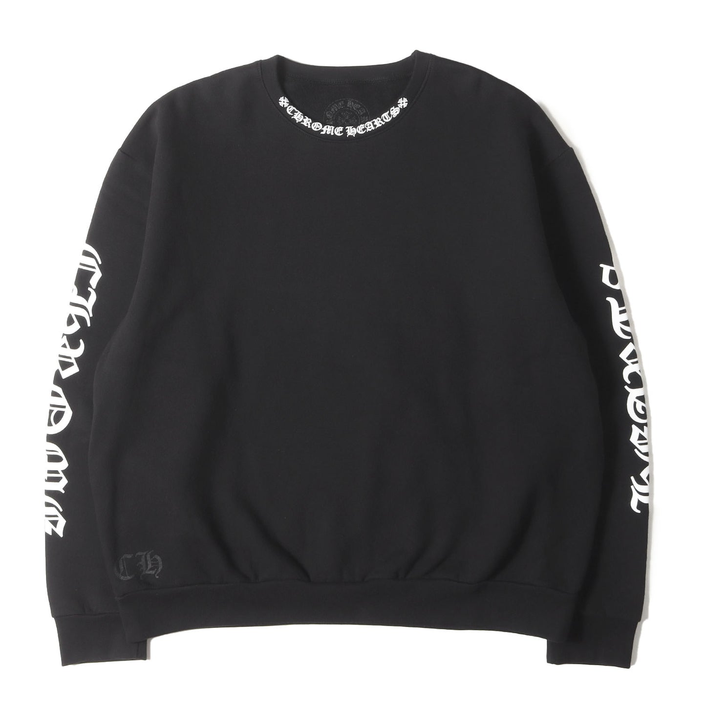 近年モデル ネックロゴ クルーネック スウェット(SWTSHRT PLVR)