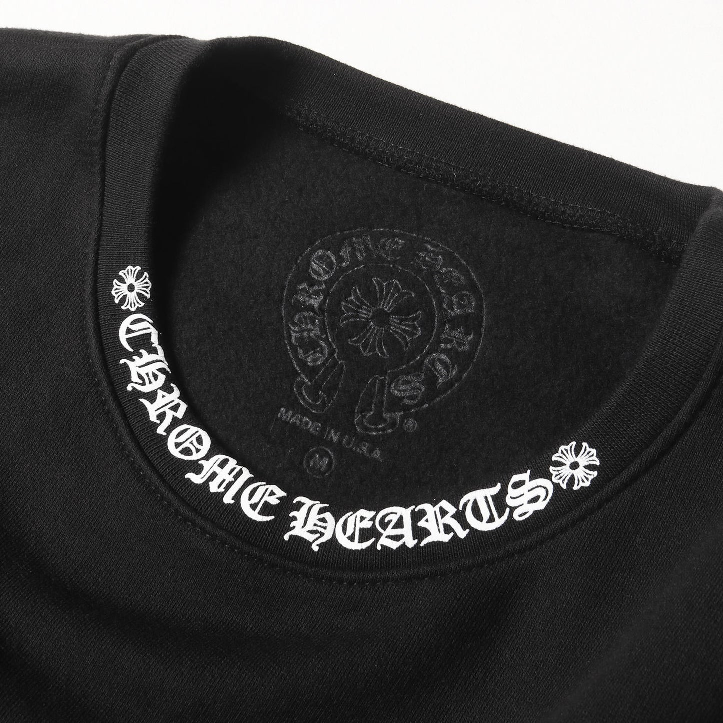 近年モデル ネックロゴ クルーネック スウェット(SWTSHRT PLVR)
