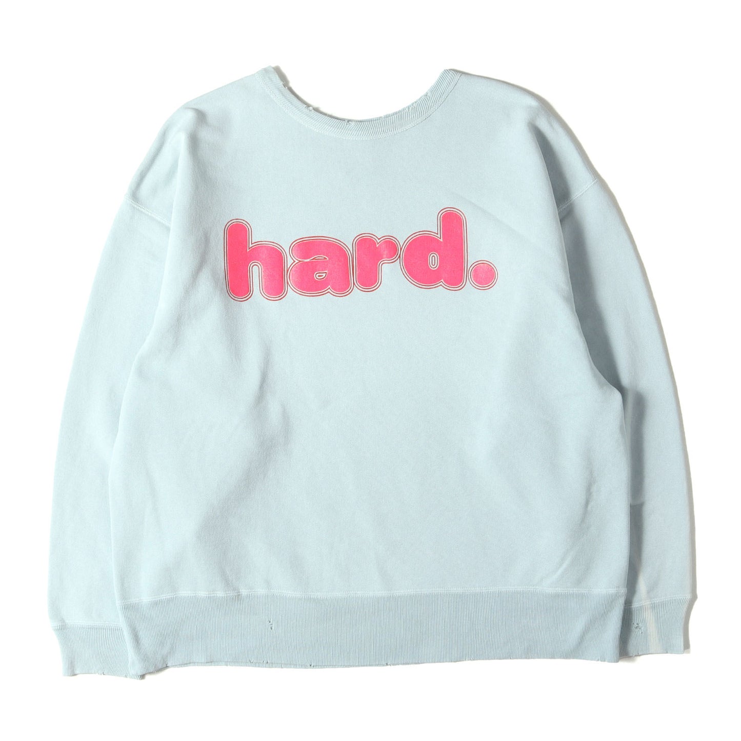 24AW ヴィンテージ加工 hard.ロゴ スウェット(REW SWEAT / HARD)
