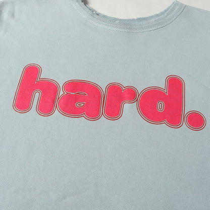 24AW ヴィンテージ加工 hard.ロゴ スウェット(REW SWEAT / HARD)