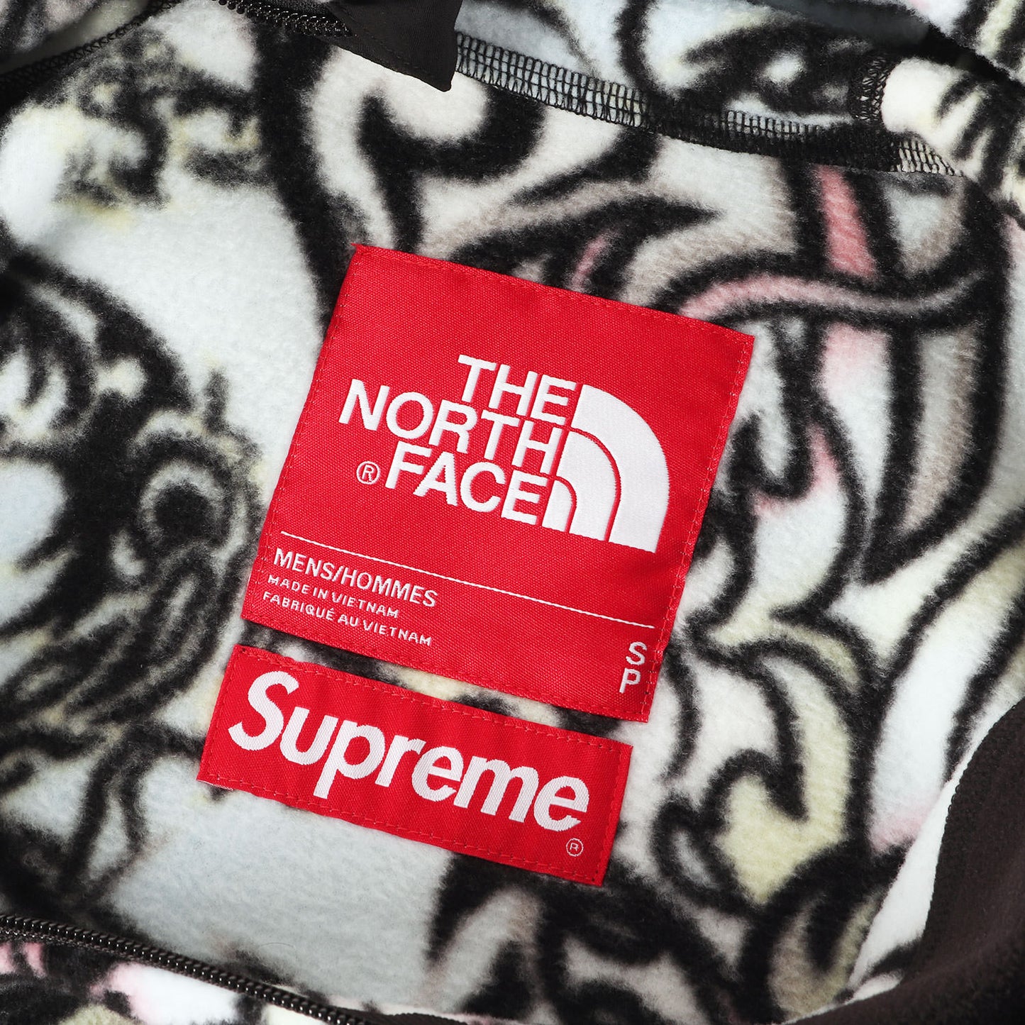 22AW ×THE NORTH FACE Steep Tech ドラゴン柄 プルオーバー フリース ジャケット(Steep Tech Fleece Pullover)