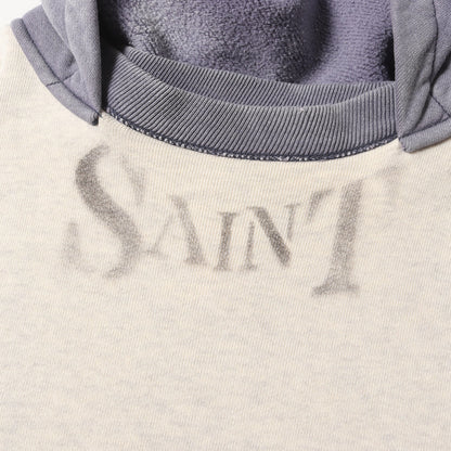 21SS ヴィンテージ加工 後付けフード スウェットパーカー(HOODIE)