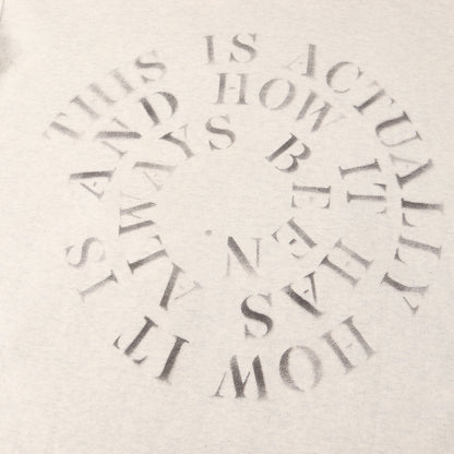 21SS ヴィンテージ加工 後付けフード スウェットパーカー(HOODIE)