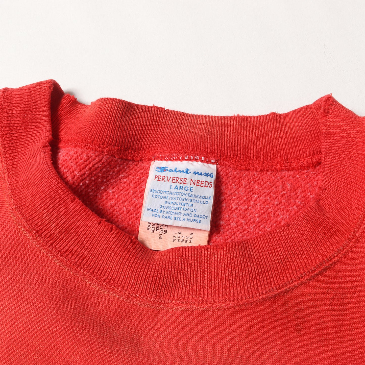 22AW ヴィンテージ加工 リバースウィーブ スウェット(CRW SWT / FAITH)