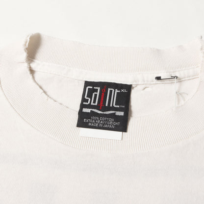 25SS ヴィンテージ加工 ナイン・インチ・ネイルズ パロディーロゴ Tシャツ(SS TEE / SAINT YOURSELF)