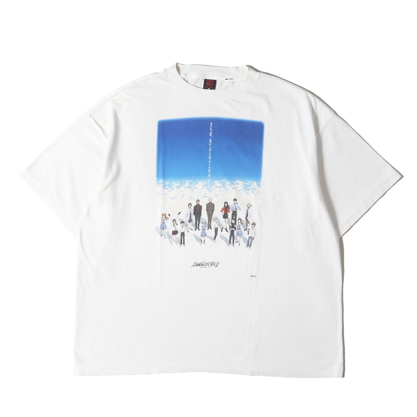 25SS ×シン・エヴァンゲリオン劇場版:|| ×GEEKS RULE ヴィンテージ加工 Tシャツ(EV_SS TEE)