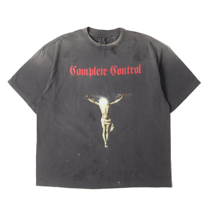 25SS ×河村康輔 ヴィンテージ加工 キリスト Tシャツ(KK_SS TEE / COMPLETE CONTRL)