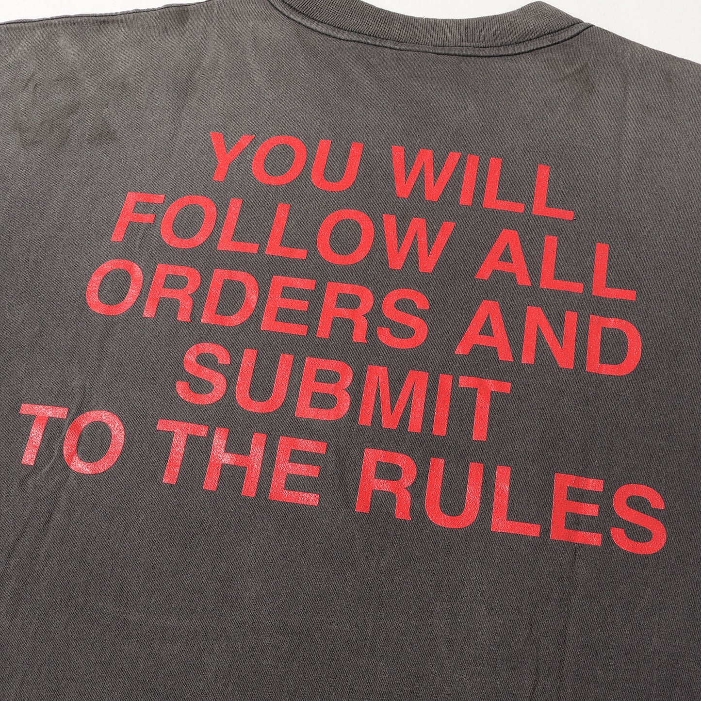 25SS ×河村康輔 ヴィンテージ加工 キリスト Tシャツ(KK_SS TEE / COMPLETE CONTRL)