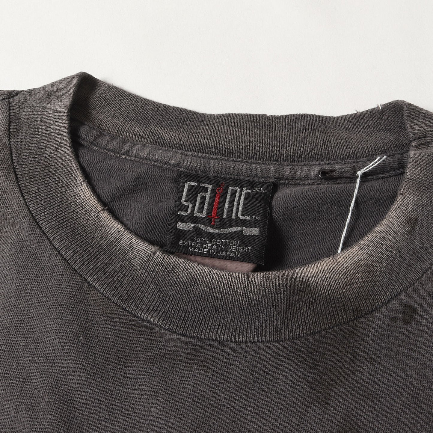 25SS ×河村康輔 ヴィンテージ加工 キリスト Tシャツ(KK_SS TEE / COMPLETE CONTRL)