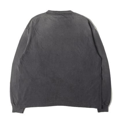 25SS ヴィンテージ加工 グラフィック ロングスリーブ Tシャツ(LS TEE / SAINT)
