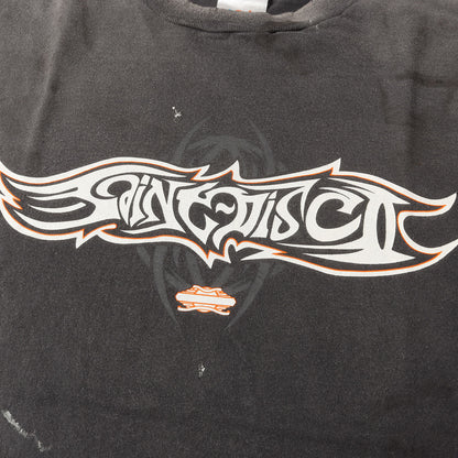 25SS ×TEFLON DISCO ヴィンテージ加工 ロングスリーブ Tシャツ(LS TEE / INSANITY)