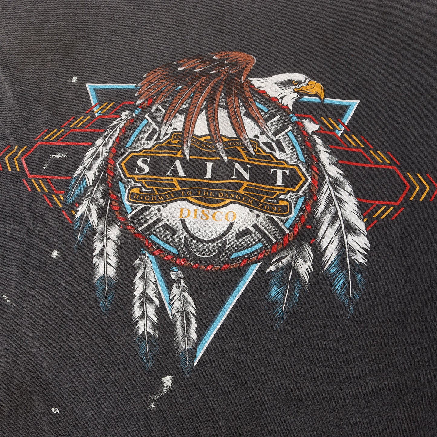 25SS ×TEFLON DISCO ヴィンテージ加工 ロングスリーブ Tシャツ(LS TEE / SAINT DISCO)