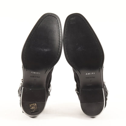 21SS バンダナ&チェーン バックルベルト スウェード ブーツ(Bandana Buckle Boots)