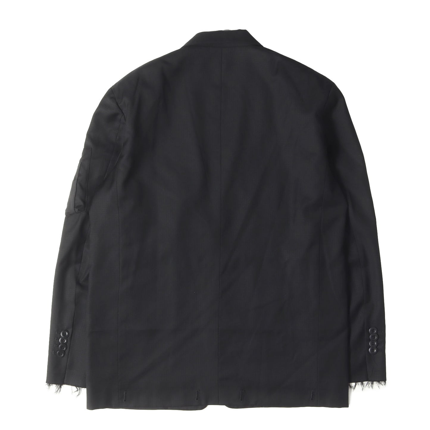 リップストップウール ミリタリー テーラードジャケット