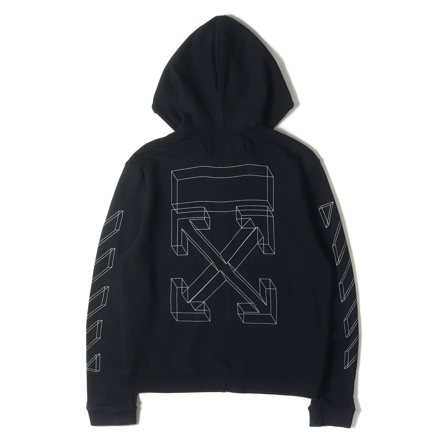 3Dアローマーク ジップ スウェットパーカー(DIAG 3D LINE ZIP HOODIE)