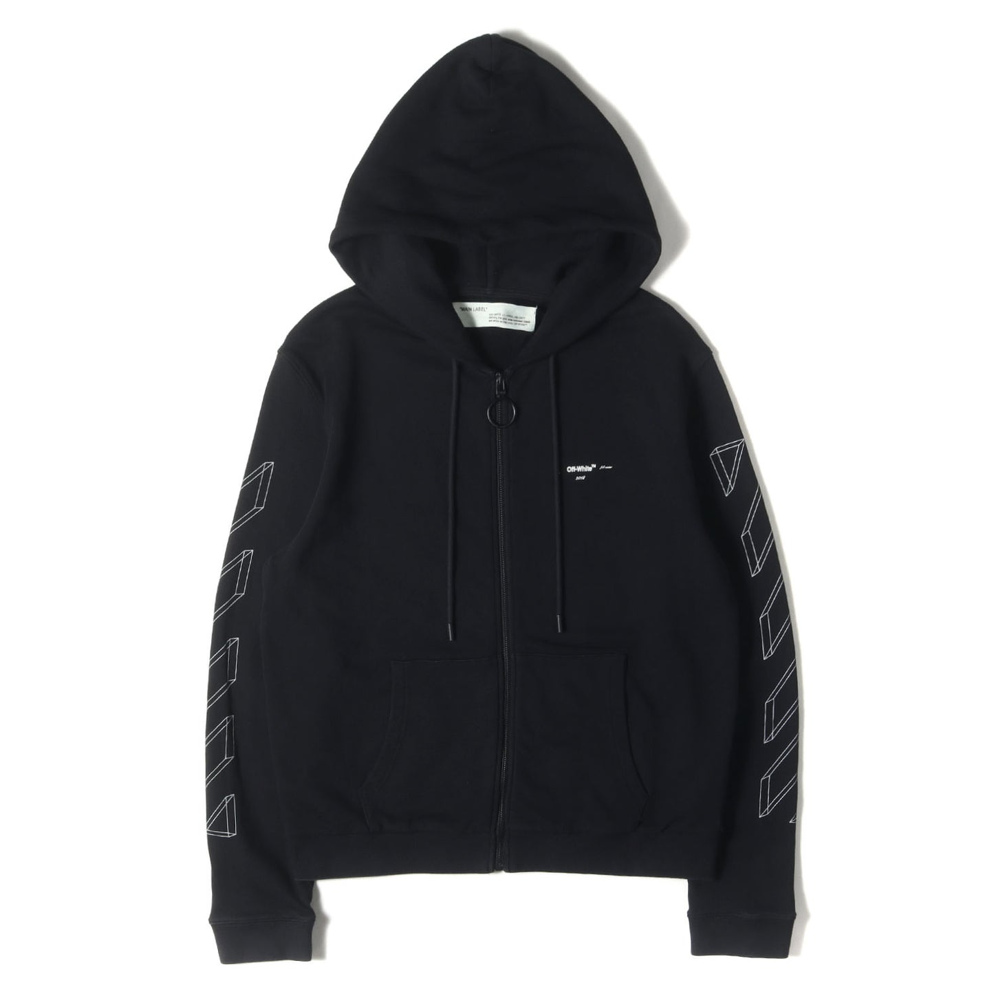 3Dアローマーク ジップ スウェットパーカー(DIAG 3D LINE ZIP HOODIE)