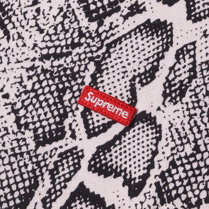 24SS スネーク柄 スモールBOXロゴ クルーネック Tシャツ(Small Box Tee)