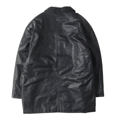 90s カウレザー ダブルブレスト コート JACKER'S