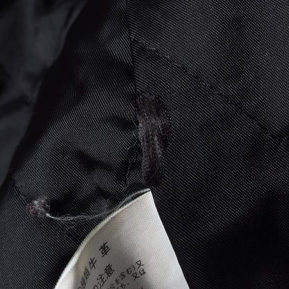 90s カウレザー ダブルブレスト コート JACKER'S