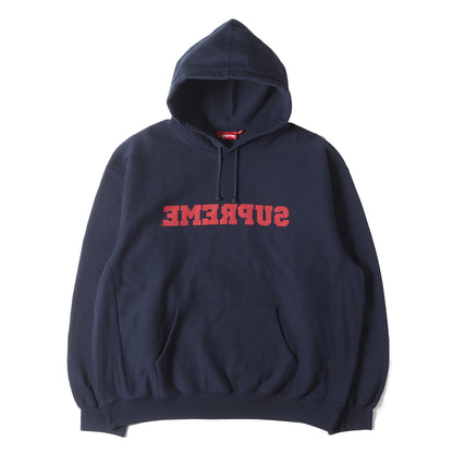 25SS ウォッシュ リバースロゴ スウェットパーカー(Reverse Hooded Sweatshirt)
