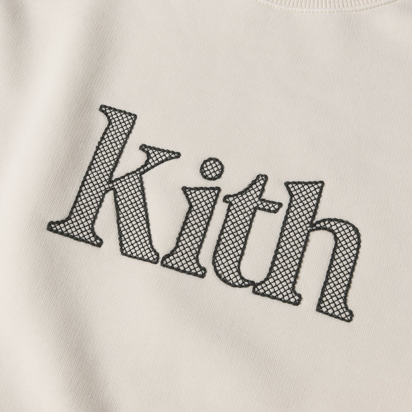 25SS メッシュロゴ クルーネック スウェット(Serif Nelson Crewneck)