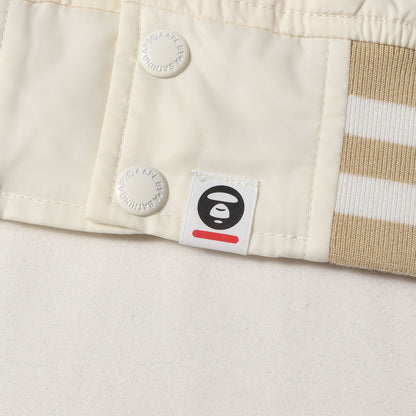 25SS AAPE NOW ロゴ刺繍 ナイロン スタジャン / ジャケット