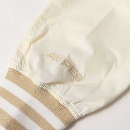 25SS AAPE NOW ロゴ刺繍 ナイロン スタジャン / ジャケット