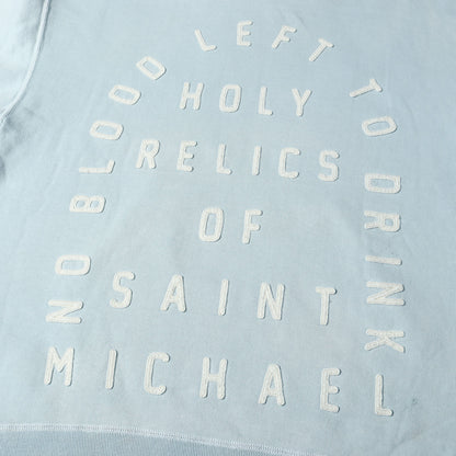 22AW ヴィンテージ加工 フェルトアップリケ スウェットパーカー(HOODIE/FELT)