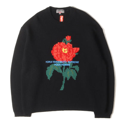 20AW ×Yohji Yamamoto ローズ ウールニット セーター(Sweater)