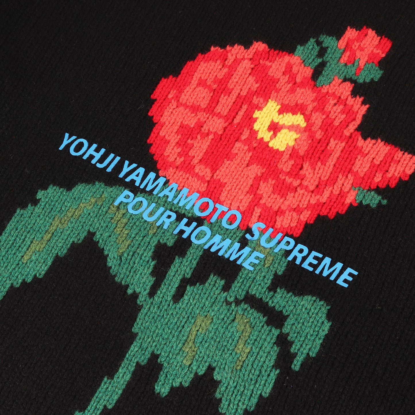 20AW ×Yohji Yamamoto ローズ ウールニット セーター(Sweater)