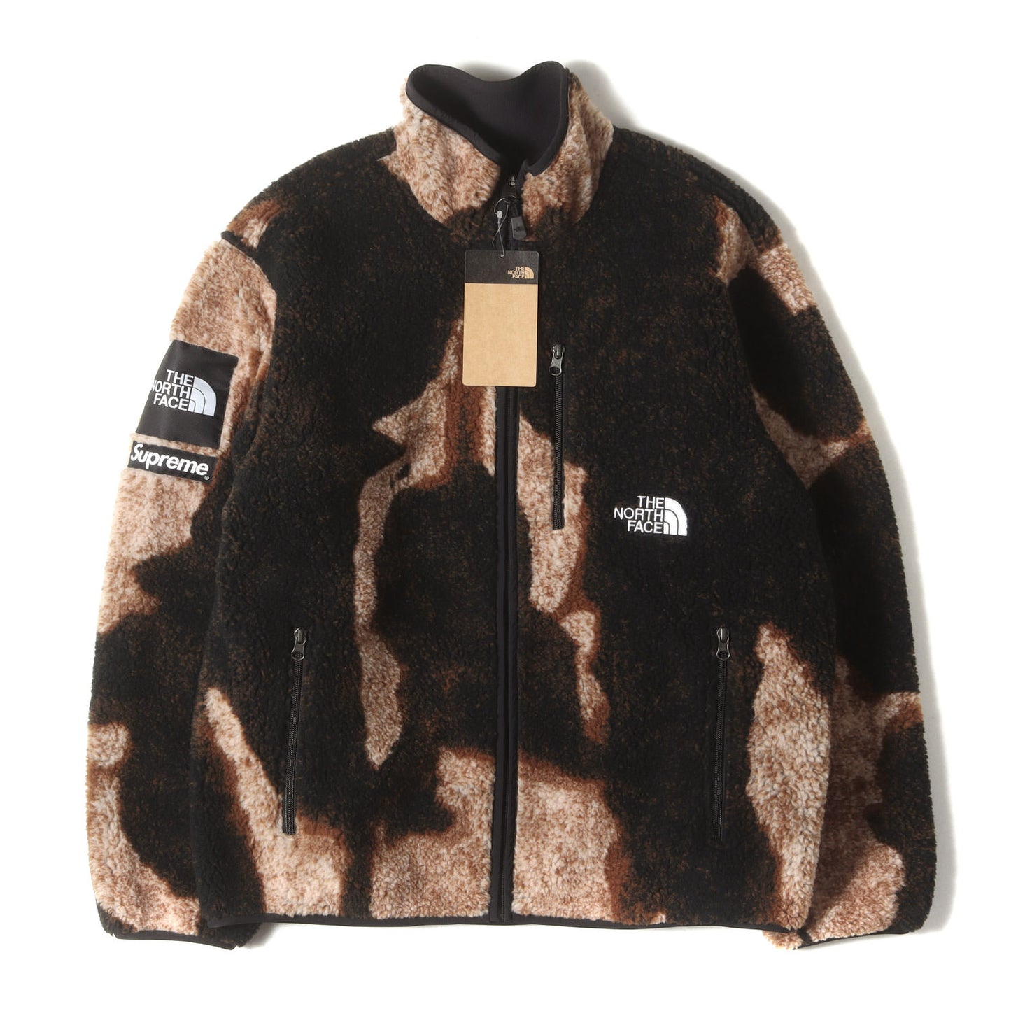 21AW ×THE NORTH FACE ブリーチド デニム フリース ジャケット(Bleached Denim Fleece Jacket)