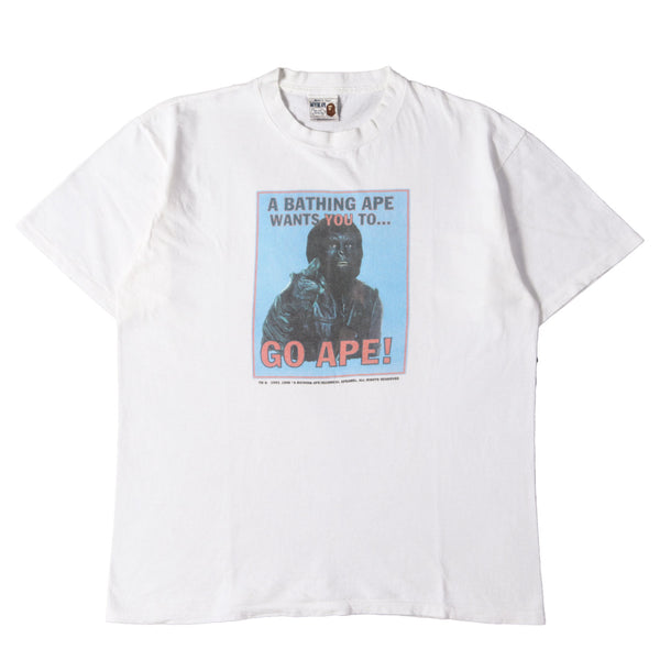 A BATHING APE (ア ベイシング エイプ) 90s 初期 吹き出しタグ 猿の