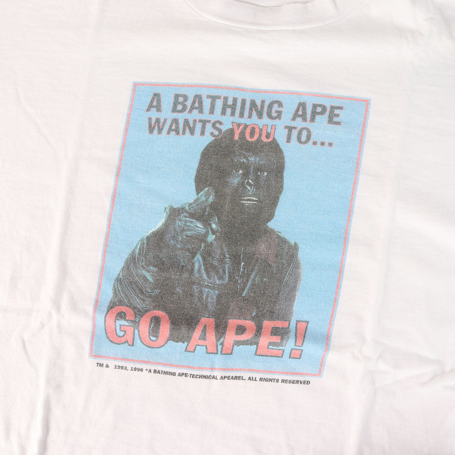 A BATHING APE (ア ベイシング エイプ) 90s 初期 吹き出しタグ 猿の
