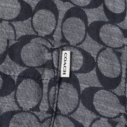 モノグラム ガーゼ オープンカラー 半袖シャツ