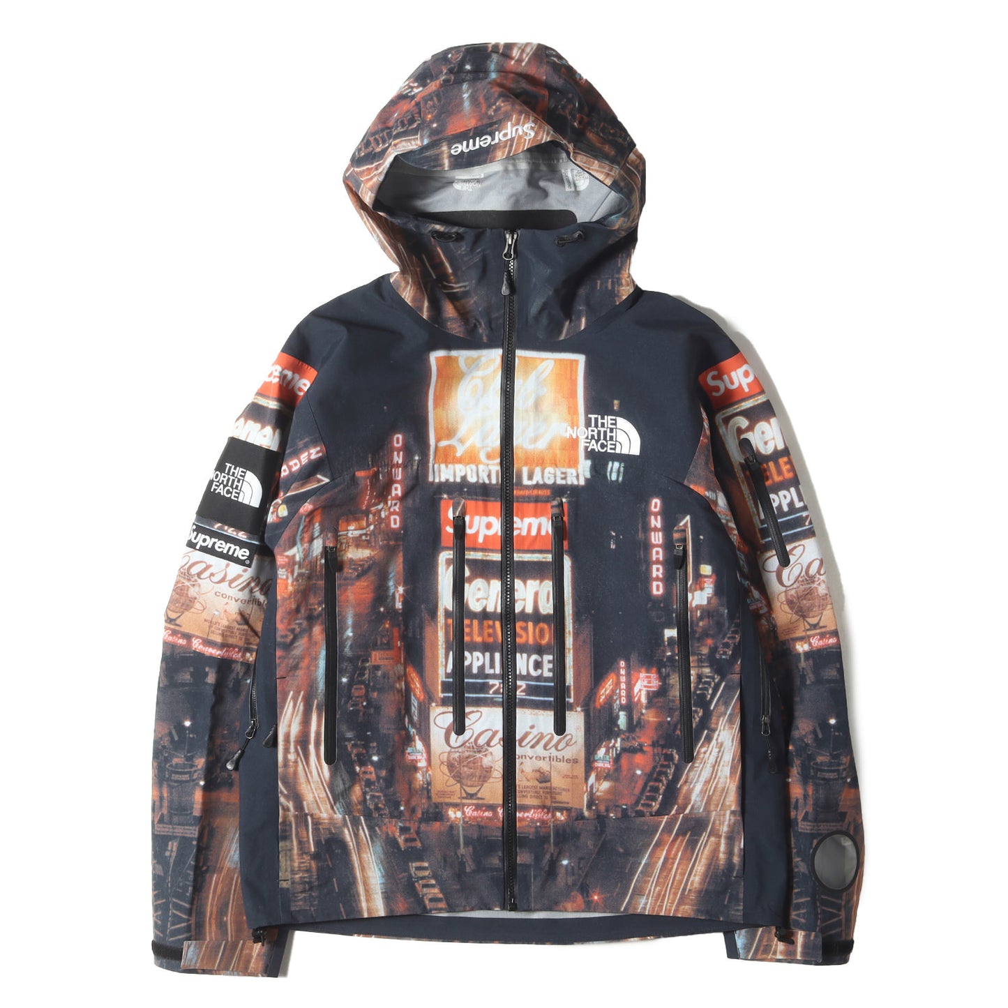 22AW ×THE NORTH FACE タイムズスクエア柄 テープドシーム シェル ジャケット(Taped Seam Shell Jacket)