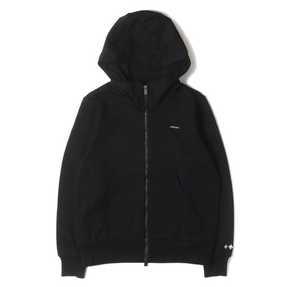 24SS ブランドロゴ ジップ スウェットパーカー(FELDA)