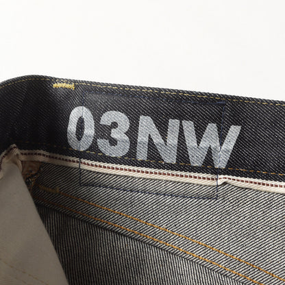 ヴィンテージ加工 リジッド デニムパンツ(SOCIAL SCULPTURE DENIM 03NW 03 NON-WASHED)