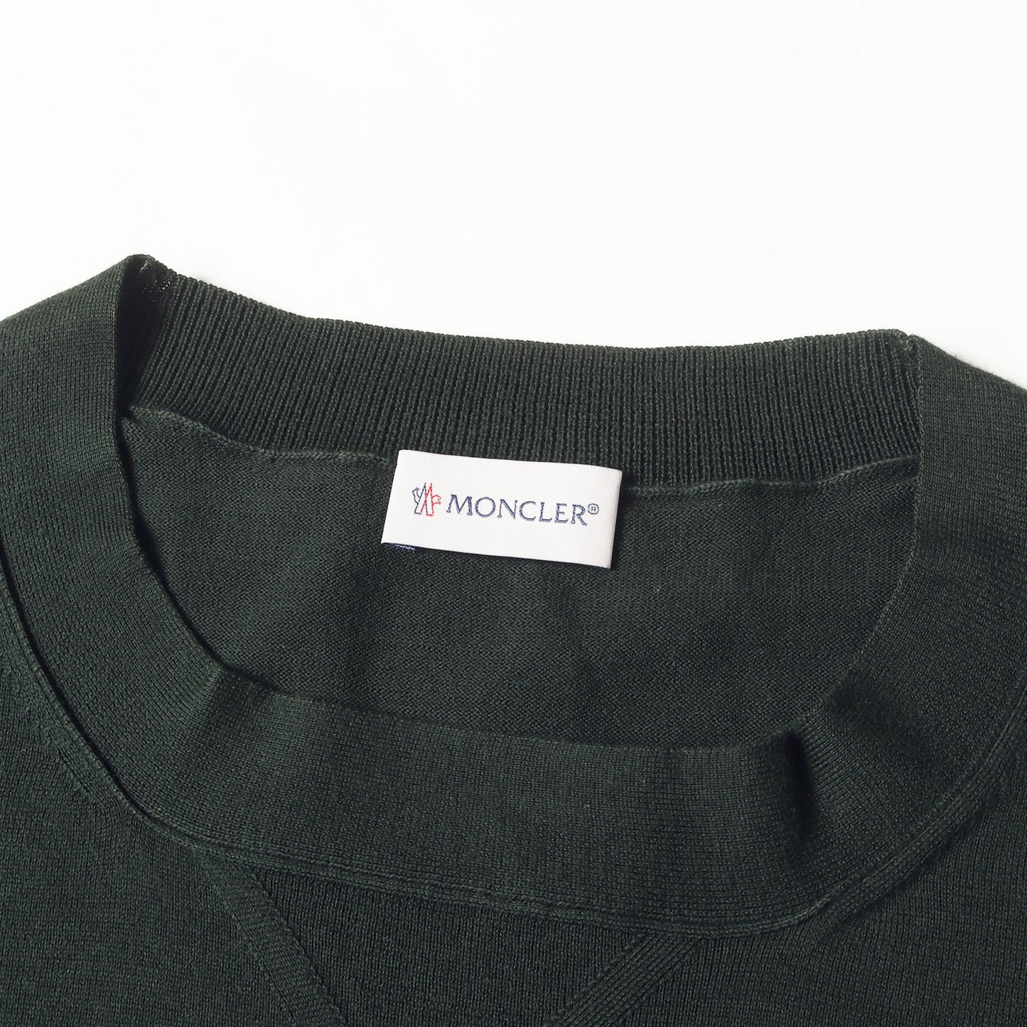 クルーネック コットンニット(GIROCOLLO TRICOT)