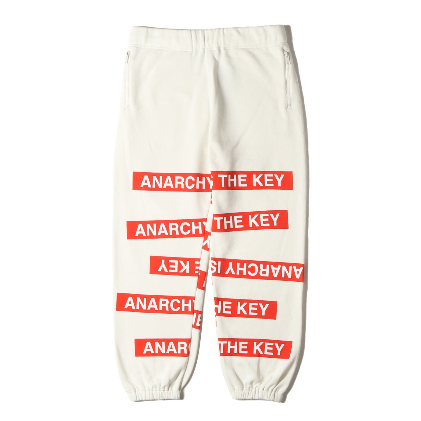 24AW ANARCHY IS THE KEY プリント スウェットパンツ