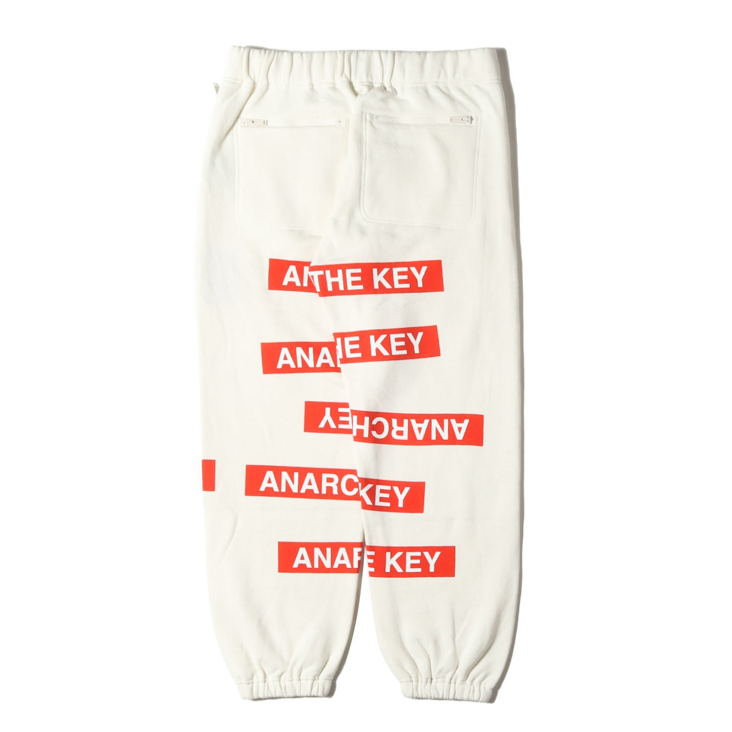 24AW ANARCHY IS THE KEY プリント スウェットパンツ