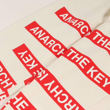 24AW ANARCHY IS THE KEY プリント スウェットパンツ