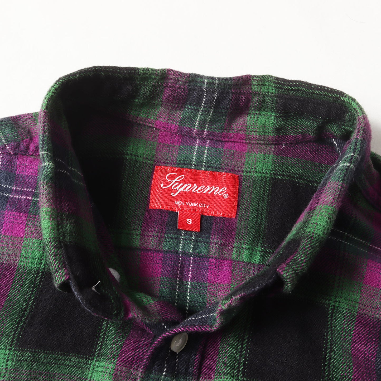 22SS ボタンダウン チェック フランネルシャツ(Brushed Plaid Flannel Shirt)