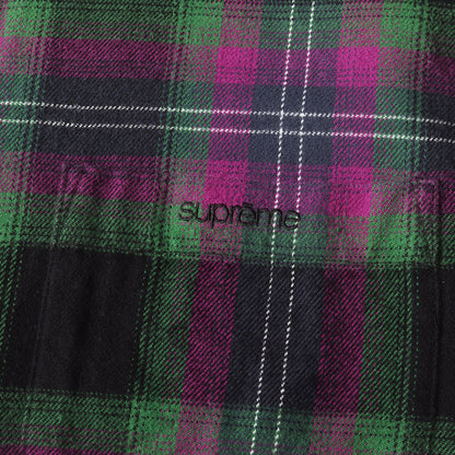 22SS ボタンダウン チェック フランネルシャツ(Brushed Plaid Flannel Shirt)