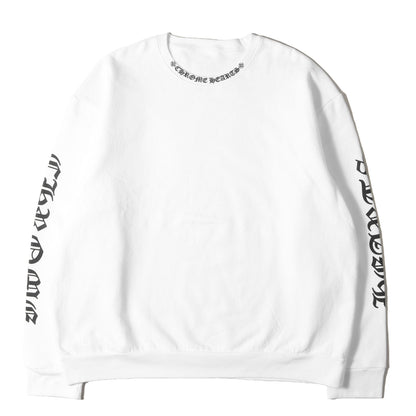 近年モデル ネックロゴ クルーネック スウェット(SWTSHRT PLVR)