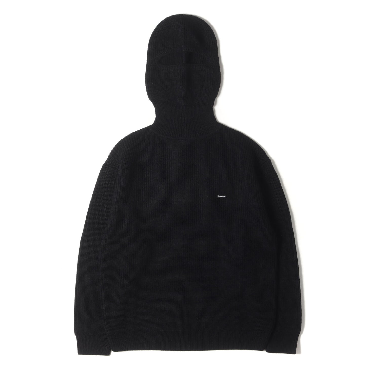22AW スモールBOXロゴ バラクラバ / タートルネック ニット パーカー(Small Box Balaclava / Turtleneck Sweater)