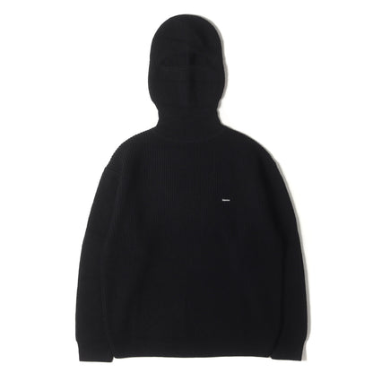 22AW スモールBOXロゴ バラクラバ / タートルネック ニット パーカー(Small Box Balaclava / Turtleneck Sweater)