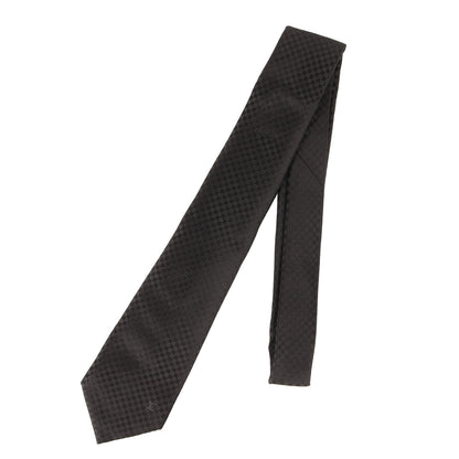 LV刺繍 マイクロダミエ シルク ネクタイ